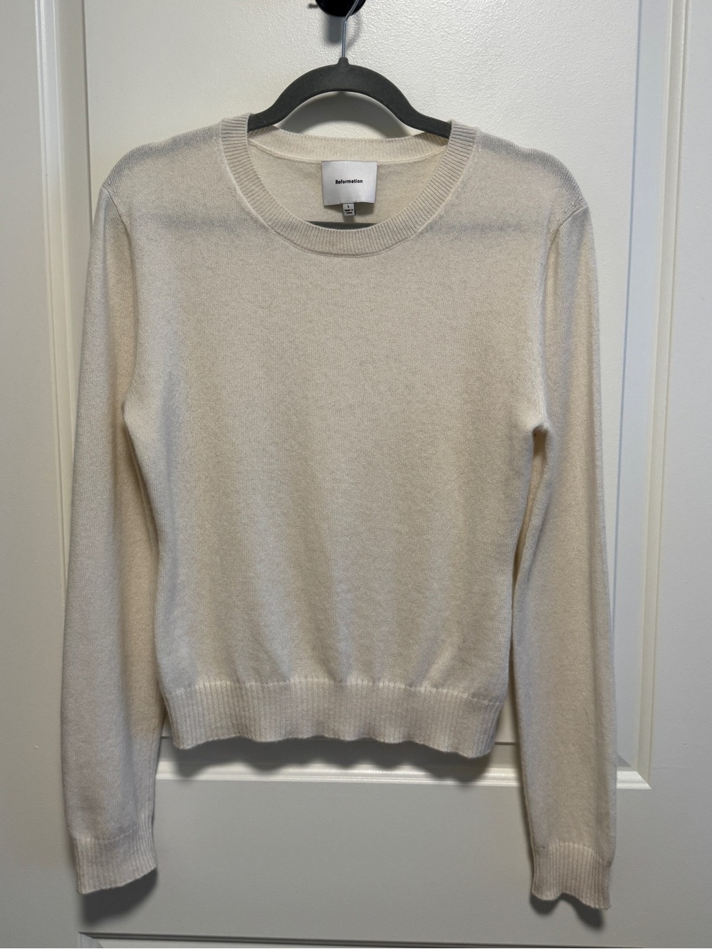 Reformation Lian Cashmere Crew Sweater